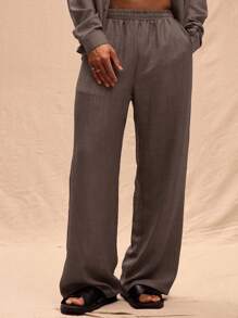 Musero Oversized Linen Pants Only Spring Summer Vacation Easter