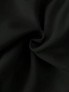 Franclia 大码女式优雅无袖法式通勤吊带背心 - 黑色 - 查看 3