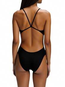 Nike Áo hai dây hở lưng đơn giản thời trang ngoài trời dành cho nữ - màu đen - Xem 2