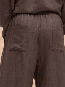 Musero Oversized Linen Pants Only Spring Summer Vacation Easter