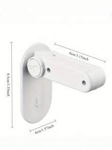 1pc Multifunctional Locks: Protecting Youngsters And Pets, No Drilling Required, Door Handle Lock Artifact,  To School,ABS Door Handle Lock Anti-Pinch Protection Buckle Door Handle