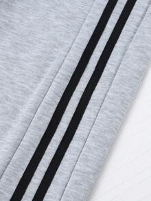 SHEIN Sparklyn Girls' Casual All-Match Versatile Sports Commuting School Back-To-School Daily Home Loose Sweatpants Fall Winter