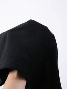 SHEIN Casuvi Kids 2 件套男童工装口袋拼布撞色连帽卫衣和休闲裤套装，2025 年儿童返校装和运动装