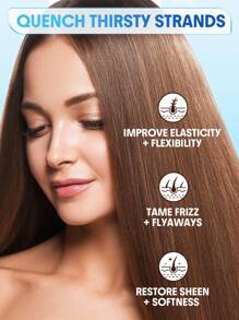 SHEGLAM HAIR 椰子冰沙保濕髮膜，持久亮澤，減少毛躁，增強光澤和光澤，緩解乾渴髮絲，提高彈性和柔韌性，撫平毛躁和飛散，恢復光澤和柔軟度，持久乳白色香氣，適合所有髮質 畢業 生日 假期 Summer 冬天 秋天 女性 化妝品 派對 海灘 旅行 露營 戶外 學校 校園 節慶 裝潢風格 禮物 展示 玫瑰 女孩 最好的 顏色 魅力 氛圍 粉紅色的 聖誕節 新年 感恩節 情人節 - 白色 - 查看 4