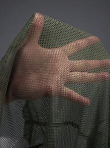 Powerista Sheer Workout Top,Ladies Mesh Workout Top Gym Women Shirts - Olive Green - View 7