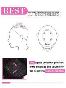 Kinky Curly Topper Hair With Bangs Human Hair Toppers For Women Clip In Hair Extensions Natural Black Daily Use Easy To Wear - Natural Black - View 11