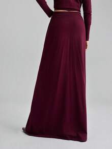 Ontre 2025 秋冬新品，百搭复古优雅商务休闲西部波西米亚风格服饰，基本款纳什维尔服装，适合复活节、圣诞节，女士纯色系带背心，都市通勤、商务休闲、婚礼宾客优雅秋冬针织裙，女士长裙