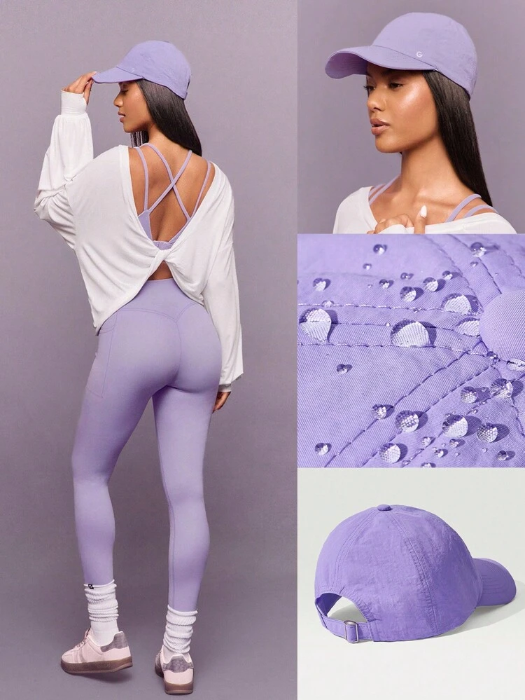 Nylon Peak Performance Sweatband Cap With Reflective Handsewn Logo Daily Casual