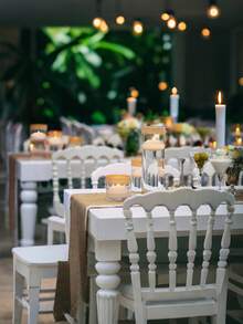 1 件 6 件 16 件无焰 LED 漂浮蜡烛 28 英寸白色防水塑料茶灯 200 小时电池寿命适用于婚礼泳池浴缸派对装饰中心花瓶装饰浪漫氛围照明 - 白色 - 查看 15