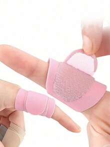 5/10pcs Adjustable Finger Splint Adjustable Finger Brace Breathable Elastic Finger Tape, Compression Pression Protector For Triggger Finger,Compression Aid For Sports - Multicolor - View 4