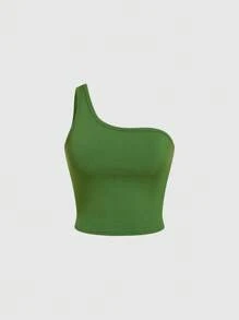 SHEIN SXY 2 件套大码女式纯色无袖抹胸和热带植物印花短裤度假套装，适合早春、春夏季、雨林、海滩派对、海边度假、篝火晚会，清凉轻盈，修身版型，穿着舒适，易于搭配且看起来苗条，凸显您的身材，修饰身材，2 件套夏季服装 - 彩色 - 查看 9
