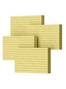 Pink Index Cards 3x5, 200 PCS 3x5 Index Cards Flashcards, Heavyweight Note Cards 3x5 Flash Cards Single-Sided 3x5 Study Card, Ruled 3 X 5 Index Cards Ruled Index Notecard For School Office Home - Multicolor - View 10