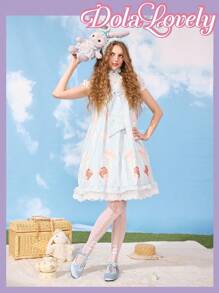 Dola Lovely Women's Spring New Cute Satin Blue Criss-Cross Metal Buckle Ballet Flats, Plus Size Elegant Sweet Ladies Flat Shoes - Baby Blue - View 2