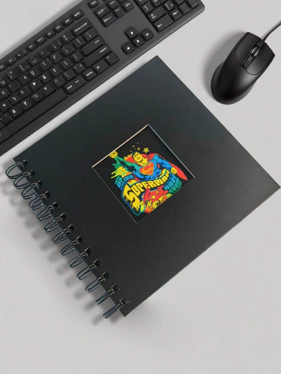 SUPERMAN X SHEIN Cartoon Figure Graphic Photo Album,Picture Keeper,Memory Book For Fans - Multicolor - View 1