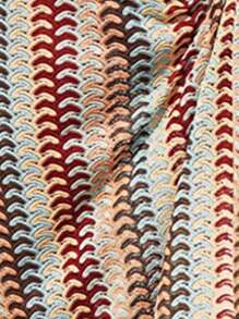 Swim Vcay Women's Contrast Stripe Side Slit Elegant Sexy Cover-Up Dress For Summer Beach Vacation - Multicolor - View 7