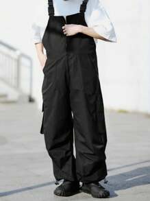 Claim Dot 男士街头风格百搭工装裤，配有多个口袋、正面拉链和方便调节的带扣、结构化斜插口袋、可调节袖口，适合休闲场合、时尚服装、街头服饰、户外活动、返校、节日礼物、男友礼物、男女通用