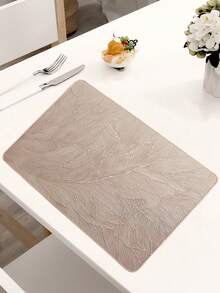 SHEIN 1-8 miếng lót đĩa PVC hình chữ nhật đơn giản, có thể giặt, dễ vệ sinh, có thể lau chùi, không trơn trượt, chịu nhiệt, miếng lót bàn ăn, màu Acacia ngọt ngào, miếng lót đĩa thanh lịch, cách bày bàn, miếng lót bàn bếp, trang trí tiệc cưới ngày lễ - Nhiều màu - Xem 6