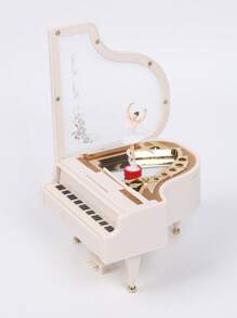 Caja de música decorativa, artículo de boda minimalista y práctico multifuncional - Blanco - Ver 15