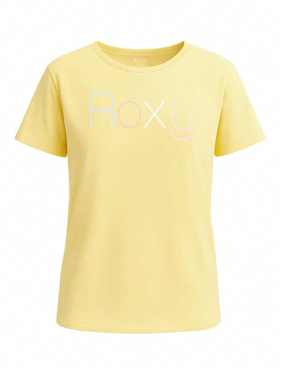 Roxy Tween Girls T-Shirts - Yellow - View 1