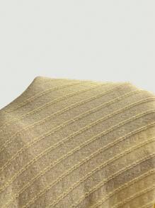 Solflare 浅黄色大码女士休闲长裤，时尚适合夏季 - 芥末黃 - 查看 8