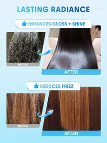 SHEGLAM HAIR 椰子冰沙保濕髮膜，持久亮澤，減少毛躁，增強光澤和光澤，緩解乾渴髮絲，提高彈性和柔韌性，撫平毛躁和飛散，恢復光澤和柔軟度，持久乳白色香氣，適合所有髮質 畢業 生日 假期 Summer 冬天 秋天 女性 化妝品 派對 海灘 旅行 露營 戶外 學校 校園 節慶 裝潢風格 禮物 展示 玫瑰 女孩 最好的 顏色 魅力 氛圍 粉紅色的 聖誕節 新年 感恩節 情人節 - 白色 - 查看 3