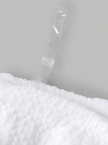 SHEIN 优雅纯色时尚休闲露肩少女连衣裙