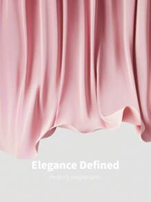 LuxeNights Short-Sleeved Top And Long Pants In Simulated Silk With Heart-Shaped Embroidery For Sleepwear, Pajama Set - Baby Pink - View 3