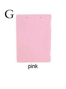 SHEIN Random 1 PC Large Capacity File Organizer - Personalized A4 Size, Board Clip, Storage Function 2 In 1 Study Material Organizer - Ultimate Organization And Information Book Classification - Office Desk Accessories For Subject Management