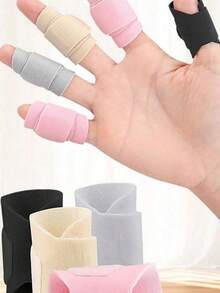 5/10pcs Adjustable Finger Splint Adjustable Finger Brace Breathable Elastic Finger Tape, Compression Pression Protector For Triggger Finger,Compression Aid For Sports - Multicolor - View 5