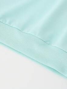 SHEIN 女童可爱彩虹印花圆领套头衫，春秋季