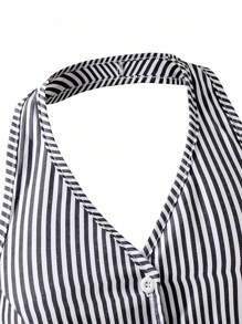 Sparklyn 2 件套女孩和少女条纹无袖背心和宽腿条纹裤套装，休闲通勤装，夏季