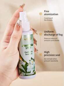SHEIN 4 件 100ml 薰衣草空气清新剂，香氛喷雾，持久留香，适用于衣柜、客厅、汽车、浴室、酒店，除臭剂和清新空气，椰子香草、薰衣草、栀子花、桃子和橙子，便携式 - 彩色 - 查看 3