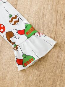 SHEIN Bộ 2 món áo len cardigan mềm mại thêu hình trái tim màu xanh lá cây phong cách Giáng sinh cho bé gái mùa thu/đông, họa tiết Giáng sinh, thiết kế đơn giản, thích hợp mặc hàng ngày và mặc thường ngày - Nhiều màu - Xem 7