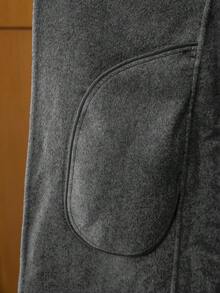 MOTF PREMIUM Áo khoác ngoài thêu len - Màu Xám nhạt - Xem 9