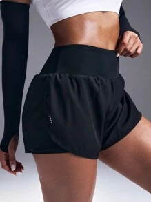 Powerista 宽腰海豚下摆运动短裤弹力短裤毛衣短裤