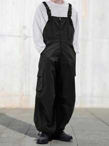 Claim Dot 男士街头风格百搭工装裤，配有多个口袋、正面拉链和方便调节的带扣、结构化斜插口袋、可调节袖口，适合休闲场合、时尚服装、街头服饰、户外活动、返校、节日礼物、男友礼物、男女通用