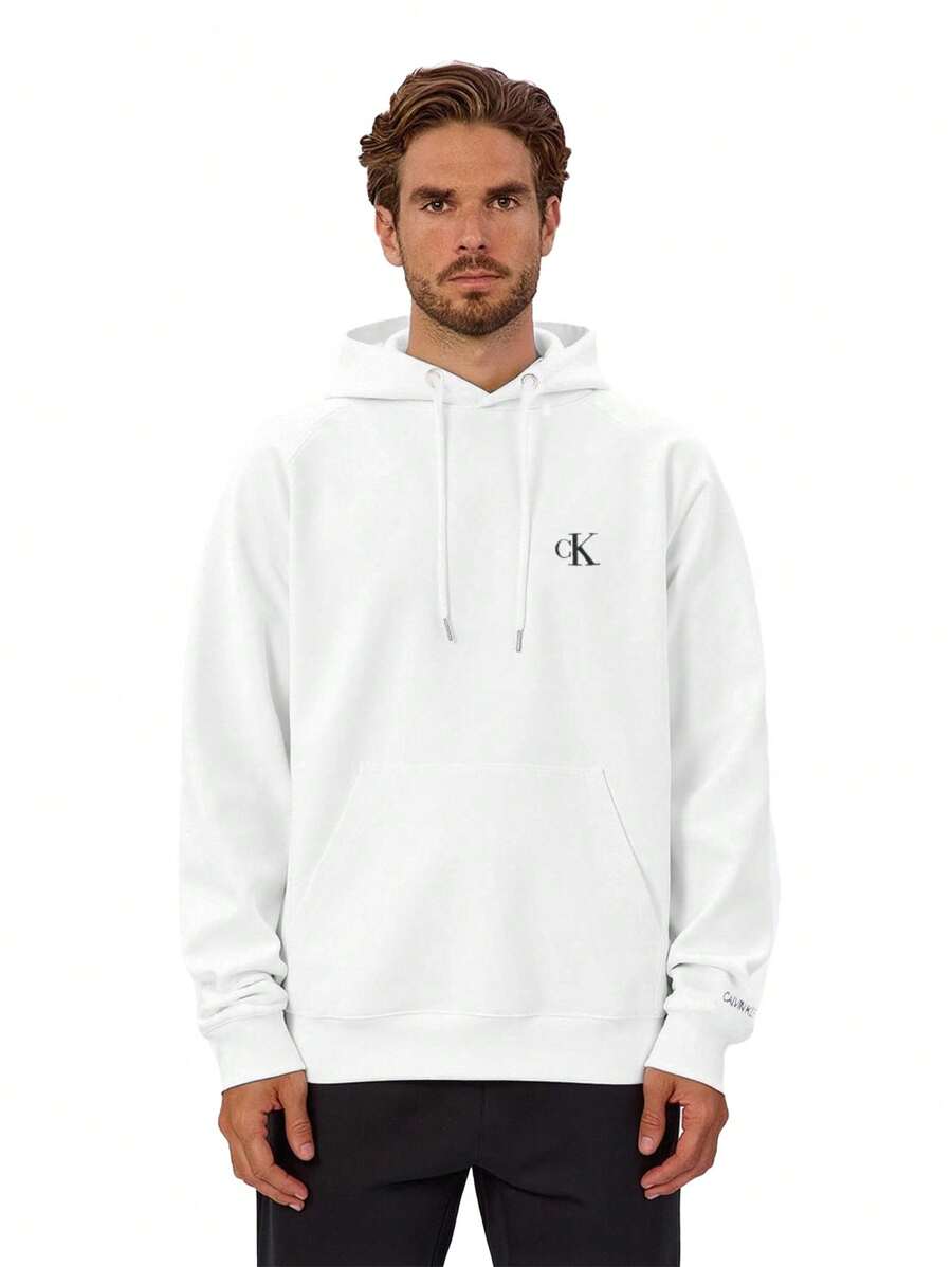Calvin Klein CK ESSENTIAL REGULAR HOODIE - White - View 1