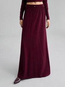 Ontre 2025 秋冬新品，百搭复古优雅商务休闲西部波西米亚风格服饰，基本款纳什维尔服装，适合复活节、圣诞节，女士纯色系带背心，都市通勤、商务休闲、婚礼宾客优雅秋冬针织裙，女士长裙