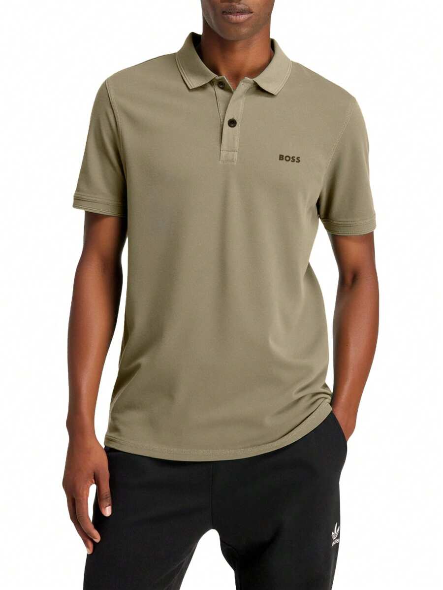 Hugo Boss Áo thun nam cổ polo tay ngắn thường ngày - 336 Màu nhạt/Màu pastel - Xem 1