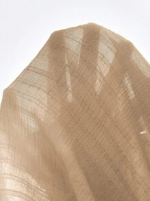 Swim Vcay Summer Clothes Women Summer Casual Beach Dress, Solid Color Textured Fabric, Adjustable Straps, Ruffle Trim Hem Coverup