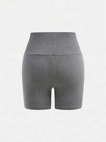 SHEIN Girlism 3条/套 少女修身休闲纯色舒适宽腰短裤 女童骑行短裤 女童瑜伽短裤 3条装短裤