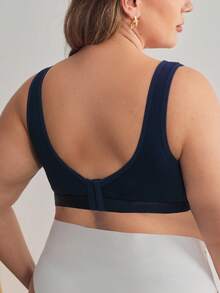 BloomMama Plus Size Maternity Comfortable Solid Color Nursing Bra