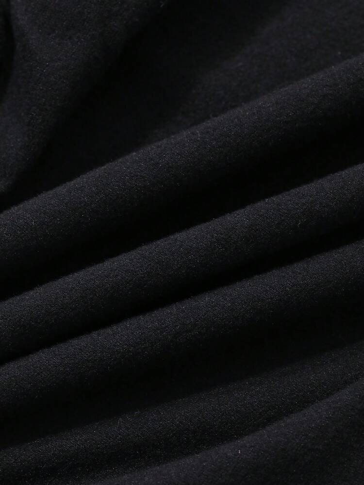 Women's Fitted Crew Neck Long Sleeve Asymmetrical Hem Cotton T-Shirt