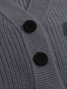 ROMWE Kawaii Plus Size Women's Cute 3D Bow Cardigan