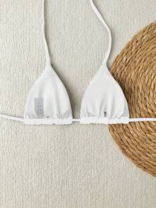 Swim Mod Springbreak Floral Print Sexy Vacation Bikini Top For Women