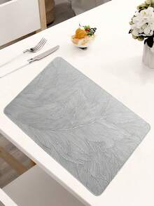 SHEIN 1-8 miếng lót đĩa PVC hình chữ nhật đơn giản, có thể giặt, dễ vệ sinh, có thể lau chùi, không trơn trượt, chịu nhiệt, miếng lót bàn ăn, màu Acacia ngọt ngào, miếng lót đĩa thanh lịch, cách bày bàn, miếng lót bàn bếp, trang trí tiệc cưới ngày lễ - Nhiều màu - Xem 4