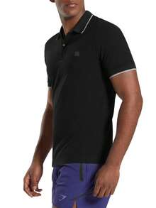 Hugo Boss Áo thun polo nam tay ngắn thường ngày mùa hè - 001 Đen - Xem 3
