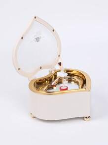 Caja de música decorativa, artículo de boda minimalista y práctico multifuncional - Blanco - Ver 16