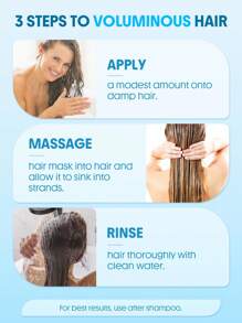 SHEGLAM HAIR Ultra Light Volumizing Hair Mask,Reduces Frizz & Flyaways,Boosts Hair Volume & Fullness,Balances Excess Oil,Keratin Hair Straightening For Fine Hair Graduation Birthday Gift Holiday Winter Pink Vibe Makeup Party Beach Travel Camping School Campus Festivals Rose Present Girl Charm Best Valentine's Day Women's Day Love Yourself - White - View 7