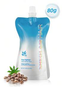SHEGLAM HAIR Frizz Fighter 蓖麻油髮膜，強效修復秀發，減少毛躁，柔順秀發，減少捲髮/受損髮質的斷裂和纏結 生日 禮物 假期 粉紅色的 氛圍 化妝品 旅行 學校 節慶 玫瑰 展示 女孩 魅力 護髮 母親節 想要 時尚 銳舞派對 - 白色 - 查看 9